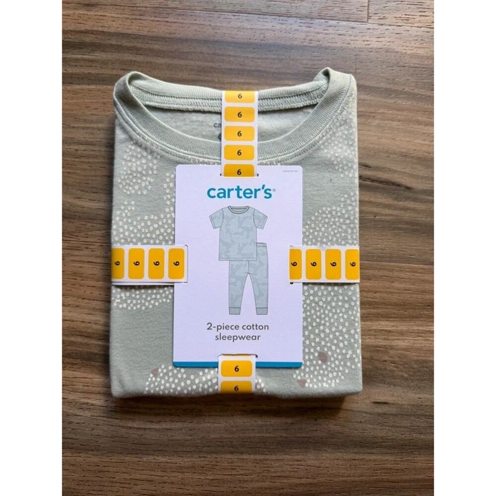 Carters Kids Sage Bunny 2-Piece Pajama Set